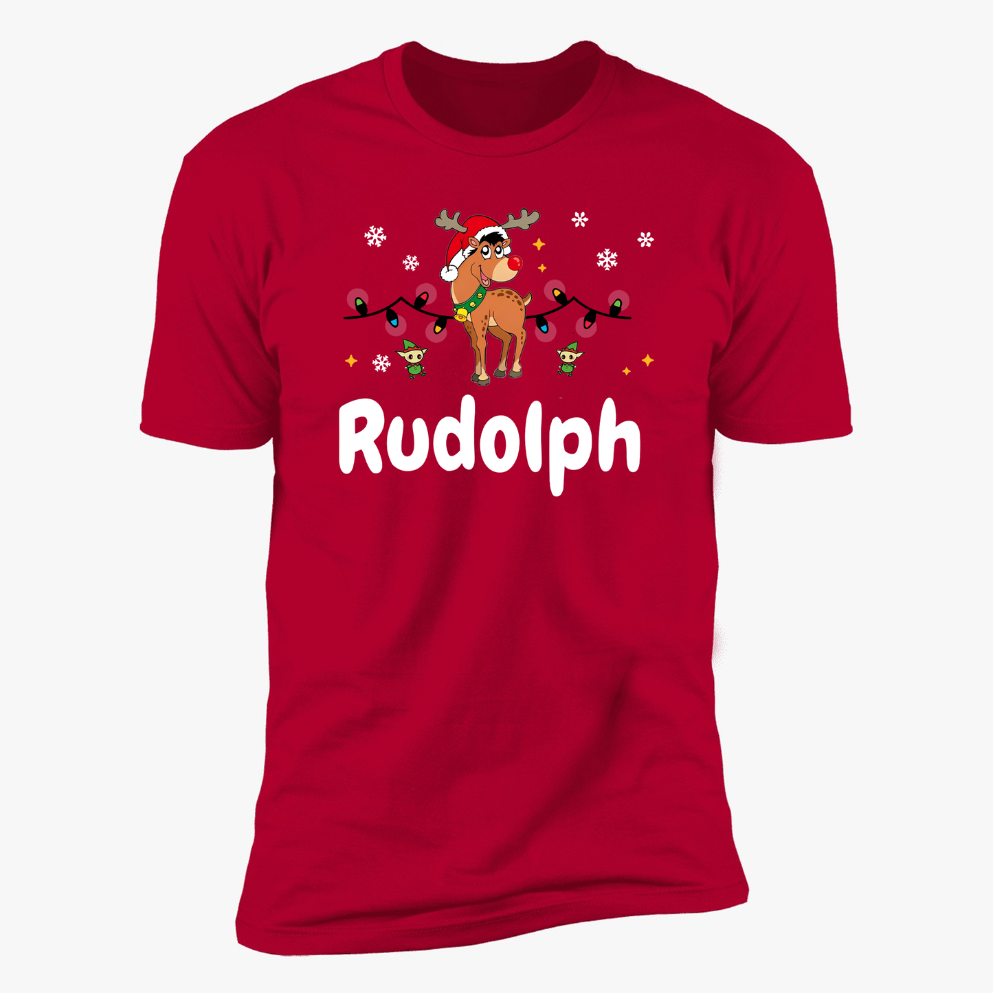 *Most Likely To try To Ride Rudolph & Rudolph Red Deluxe Unisex Tees*