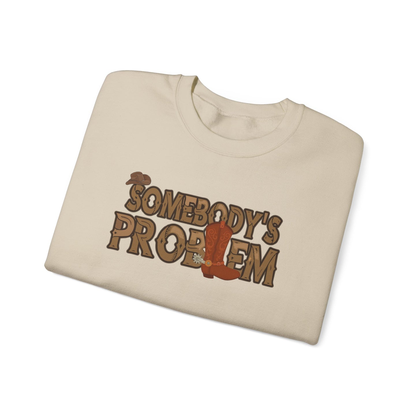 Somebody's Problem | Sand Crewneck Sweatshirt