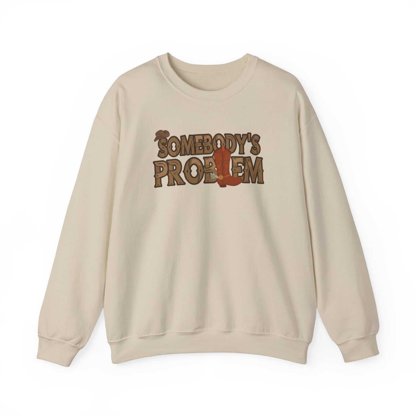 Somebody's Problem | Sand Crewneck Sweatshirt