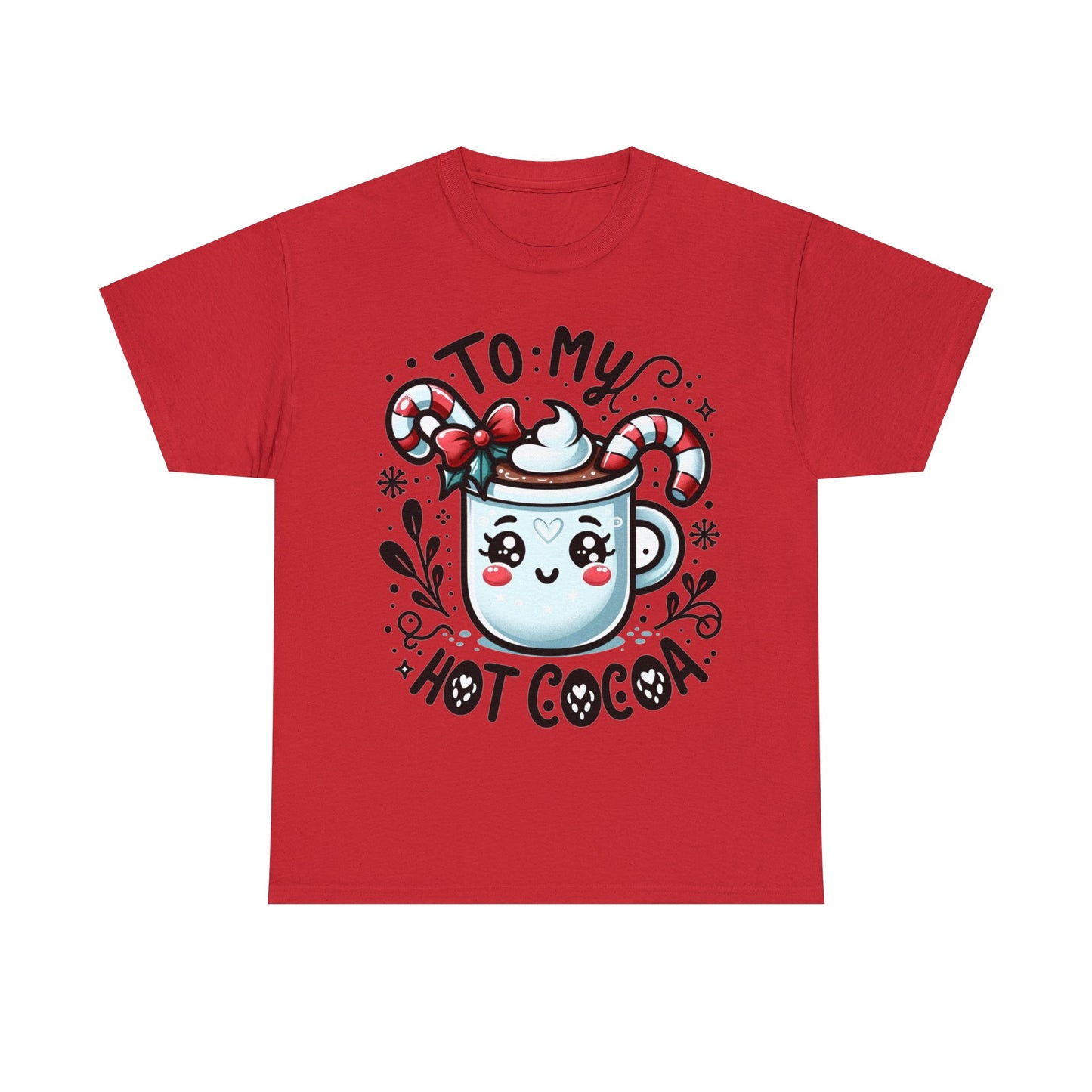 To My Hot Cocoa | Red Unisex Tee