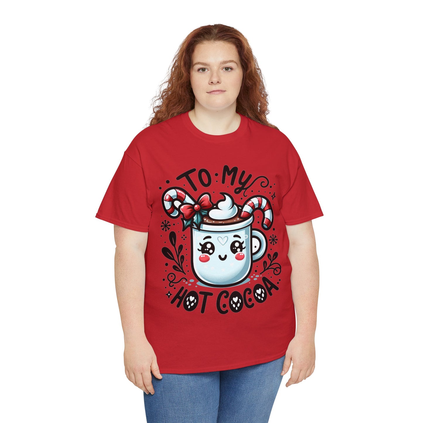 To My Hot Cocoa | Red Unisex Tee