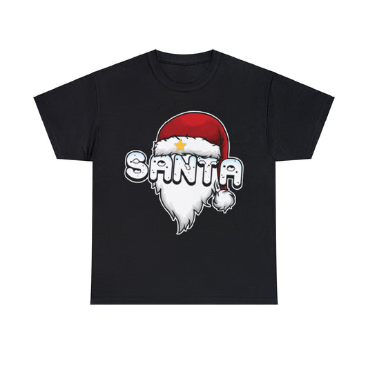 Santa | Black Deluxe Tee: