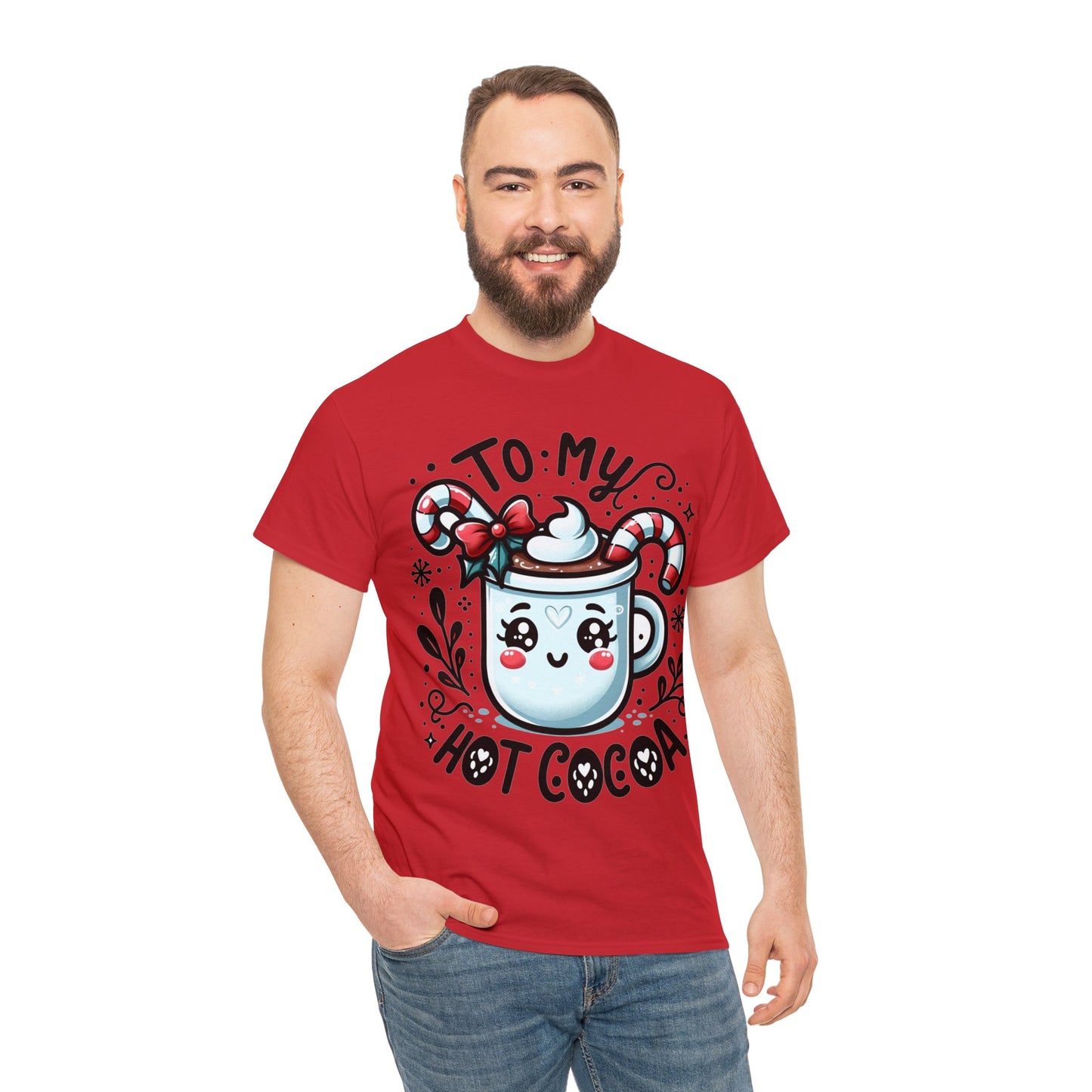 To My Hot Cocoa | Red Unisex Tee