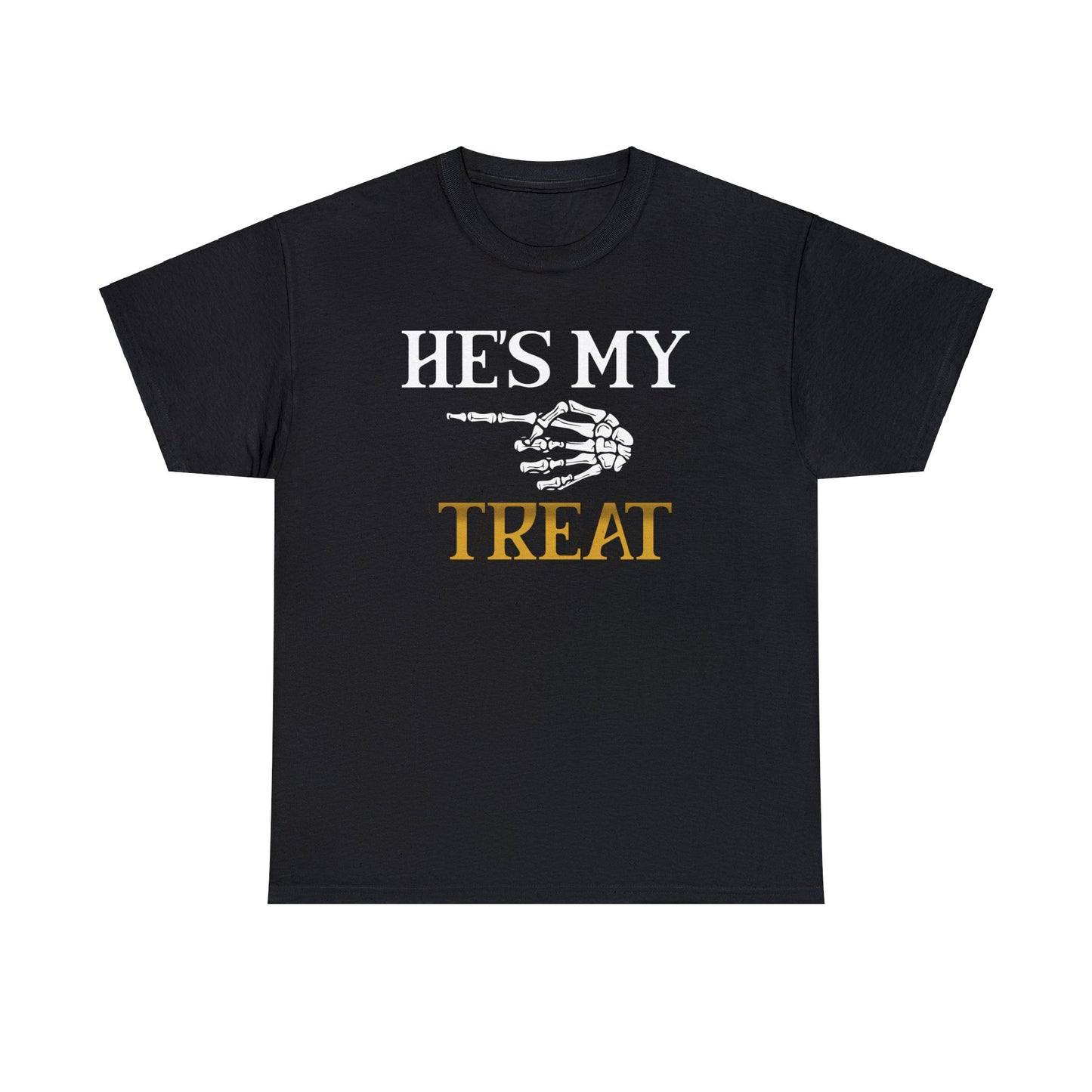 He's My Treat | Deluxe Black Tee