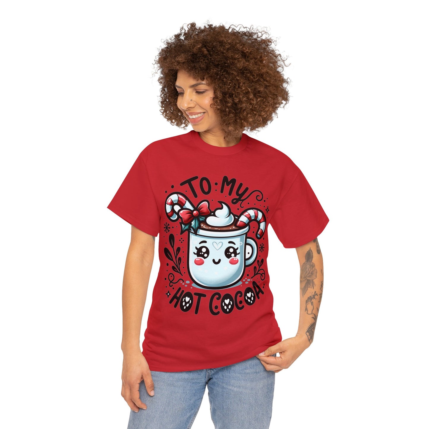 To My Hot Cocoa | Red Unisex Tee