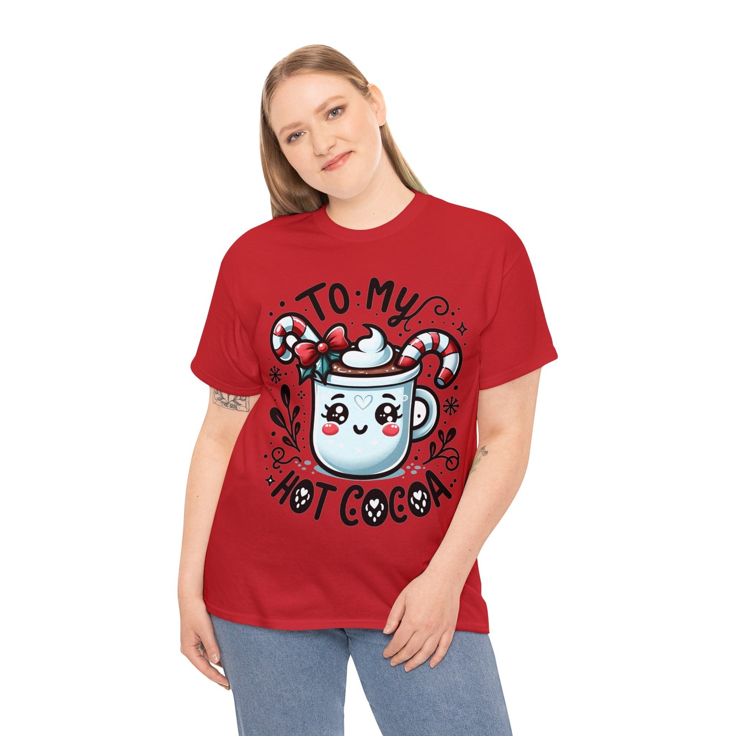 To My Hot Cocoa | Red Unisex Tee