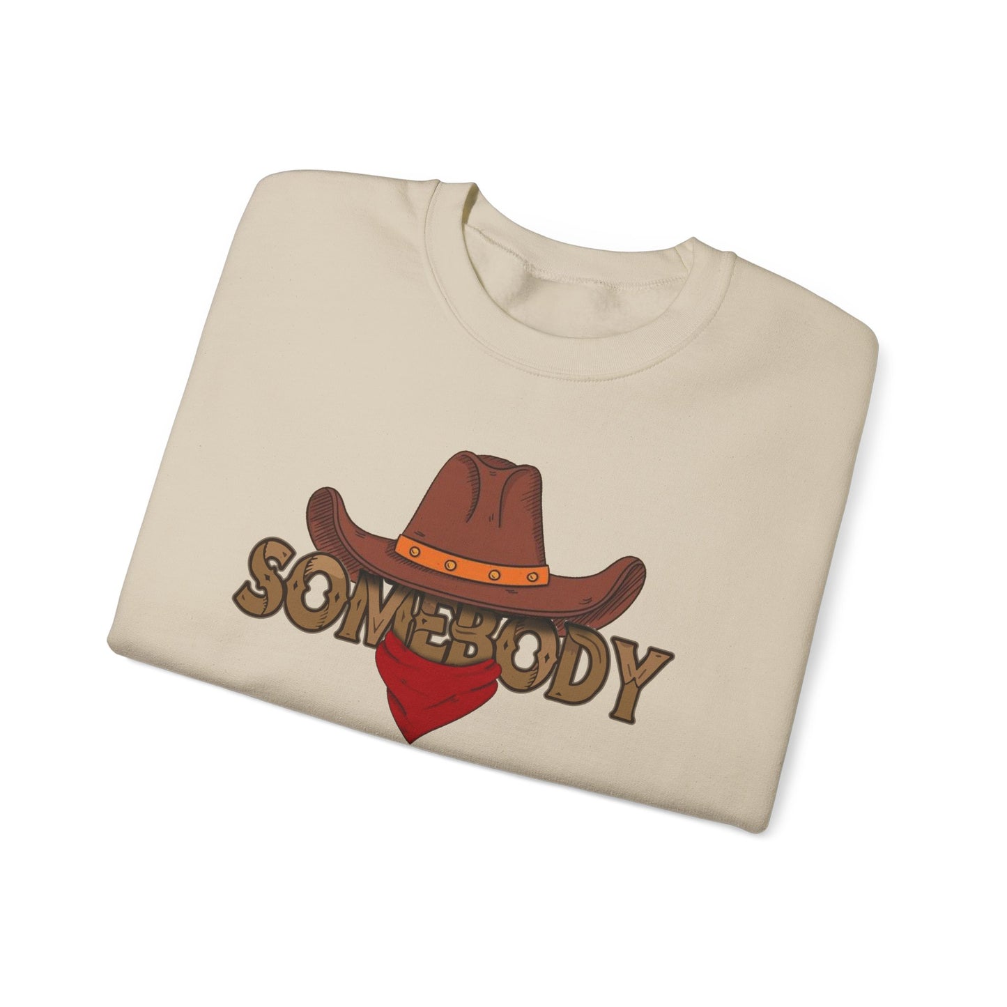 Somebody | Sand Crewneck Sweatshirt