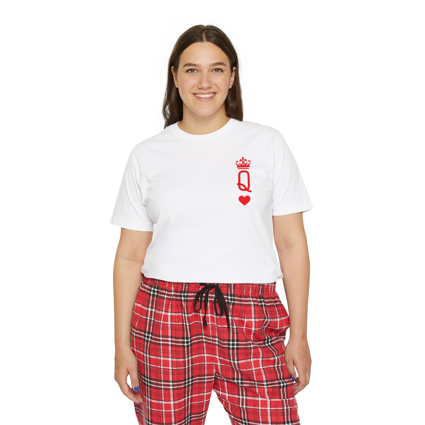Queen Of Hearts Women's Short Sleeve Pajama Set