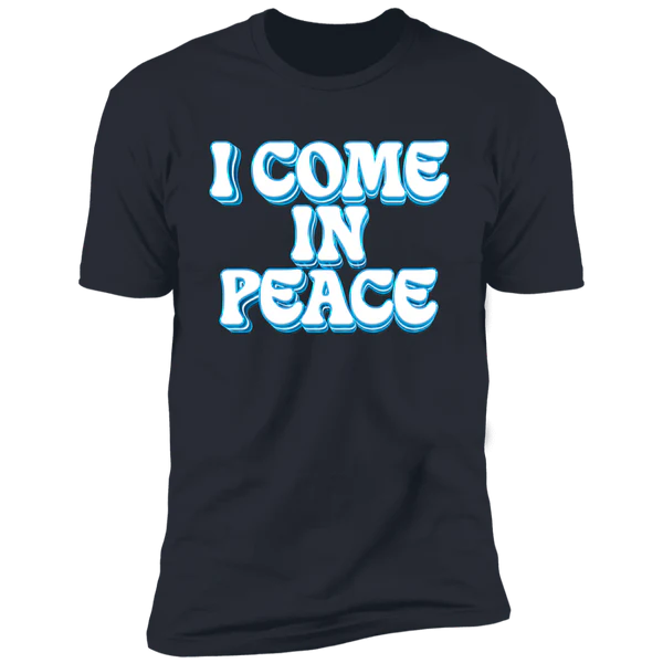 I Come In Peace & I'm Peace | Tank & Tee Bundle | Midnight Navy