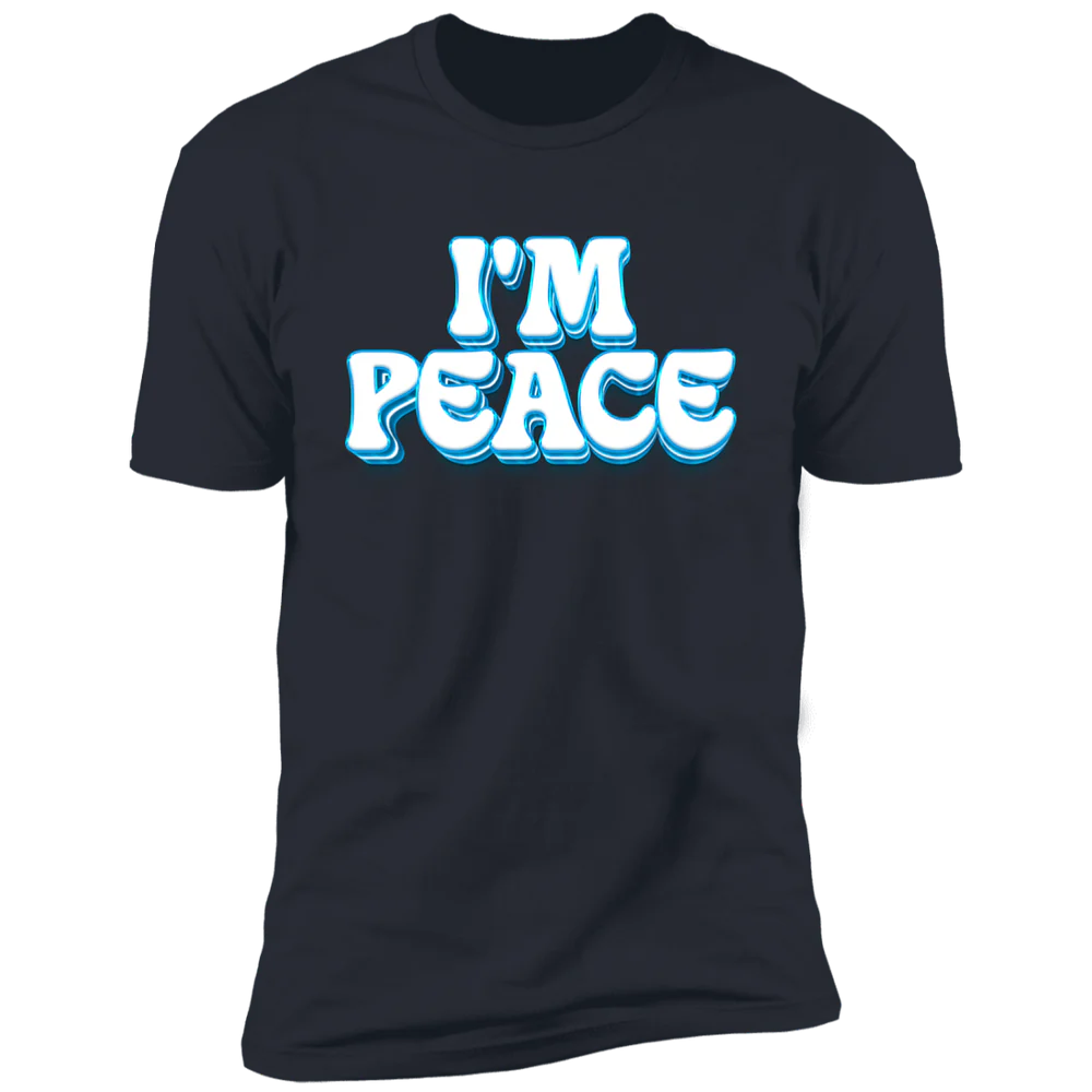 I'm Peace & I Come In Peace Deluxe Unisex Couples Tees