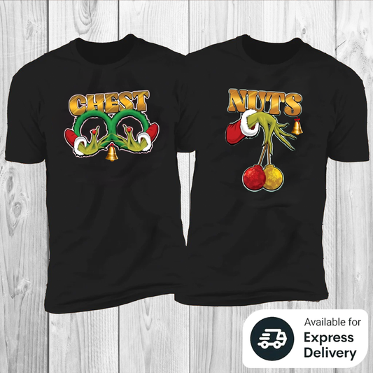 Grinch Chestnuts Christmas Tees